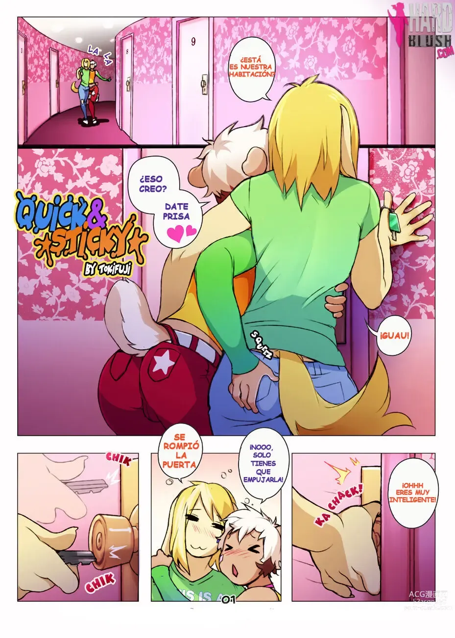 Page 1 of doujinshi _Quick_Sticky
