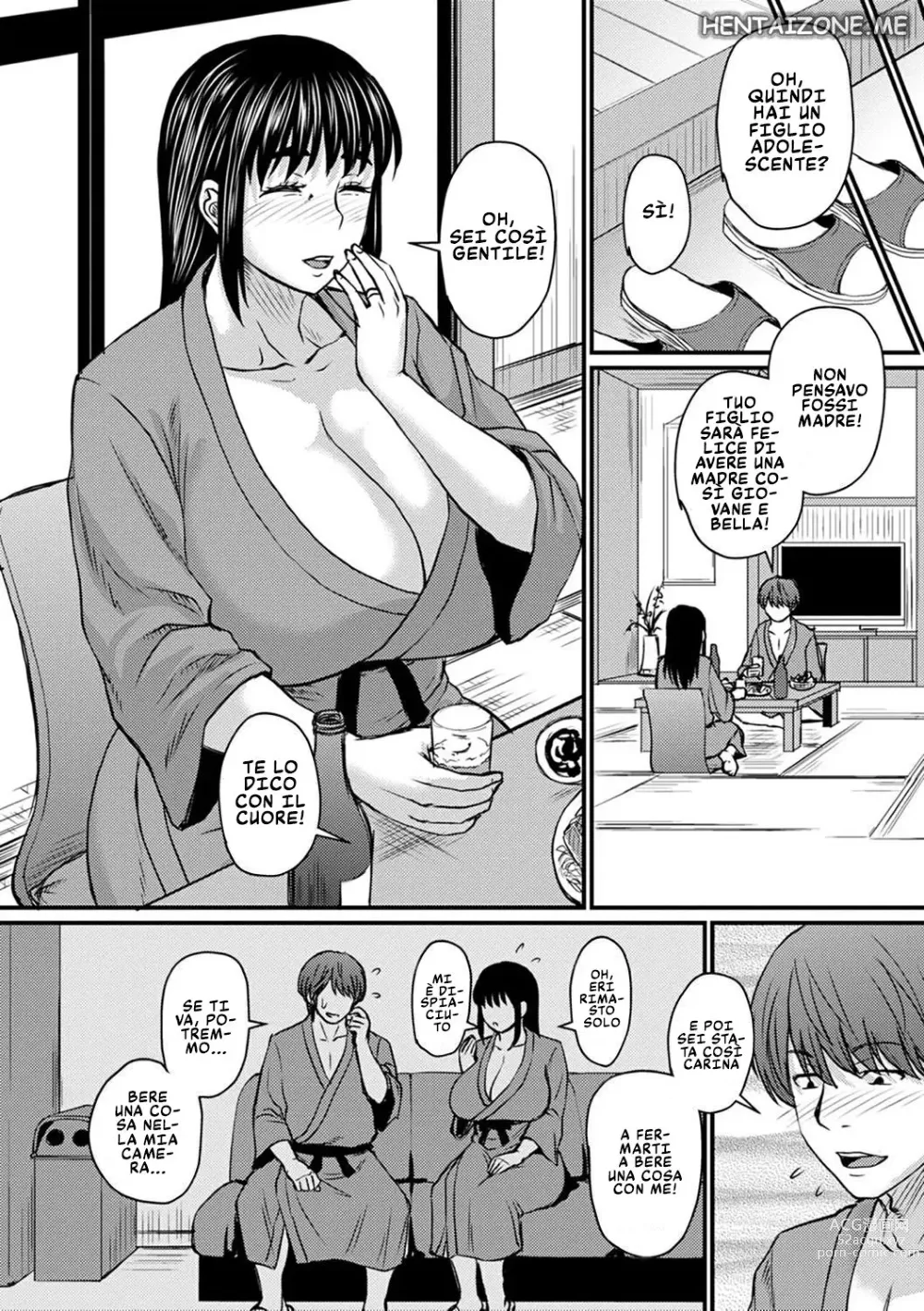 Page 6 of manga Mamma in Vacanza da Sola
