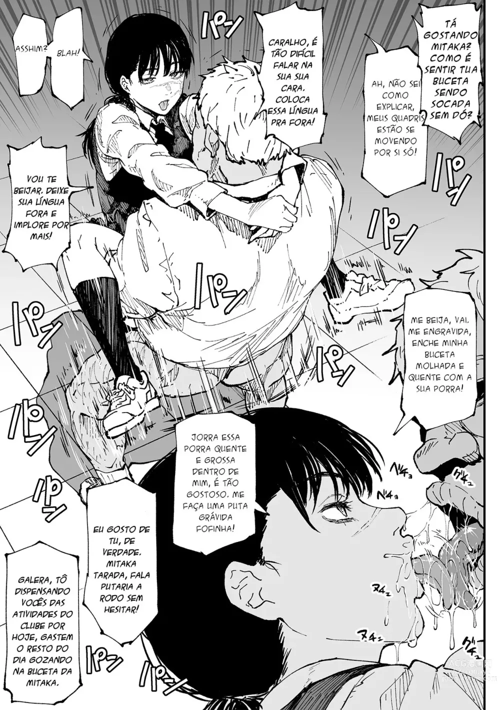Page 4 of doujinshi Mitaka-san Faz o seu Melhor Para Fazer Eles Seus