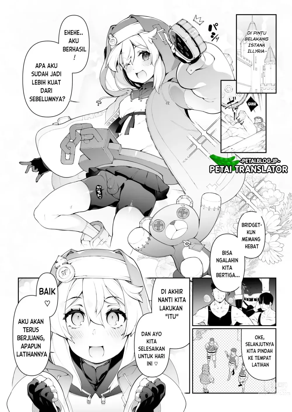 Page 3 of doujinshi Tsuyokute Kawai Bridget-kyun o Rippan na Mesu (Onnanoko) ni Kitaeageru Hanashi