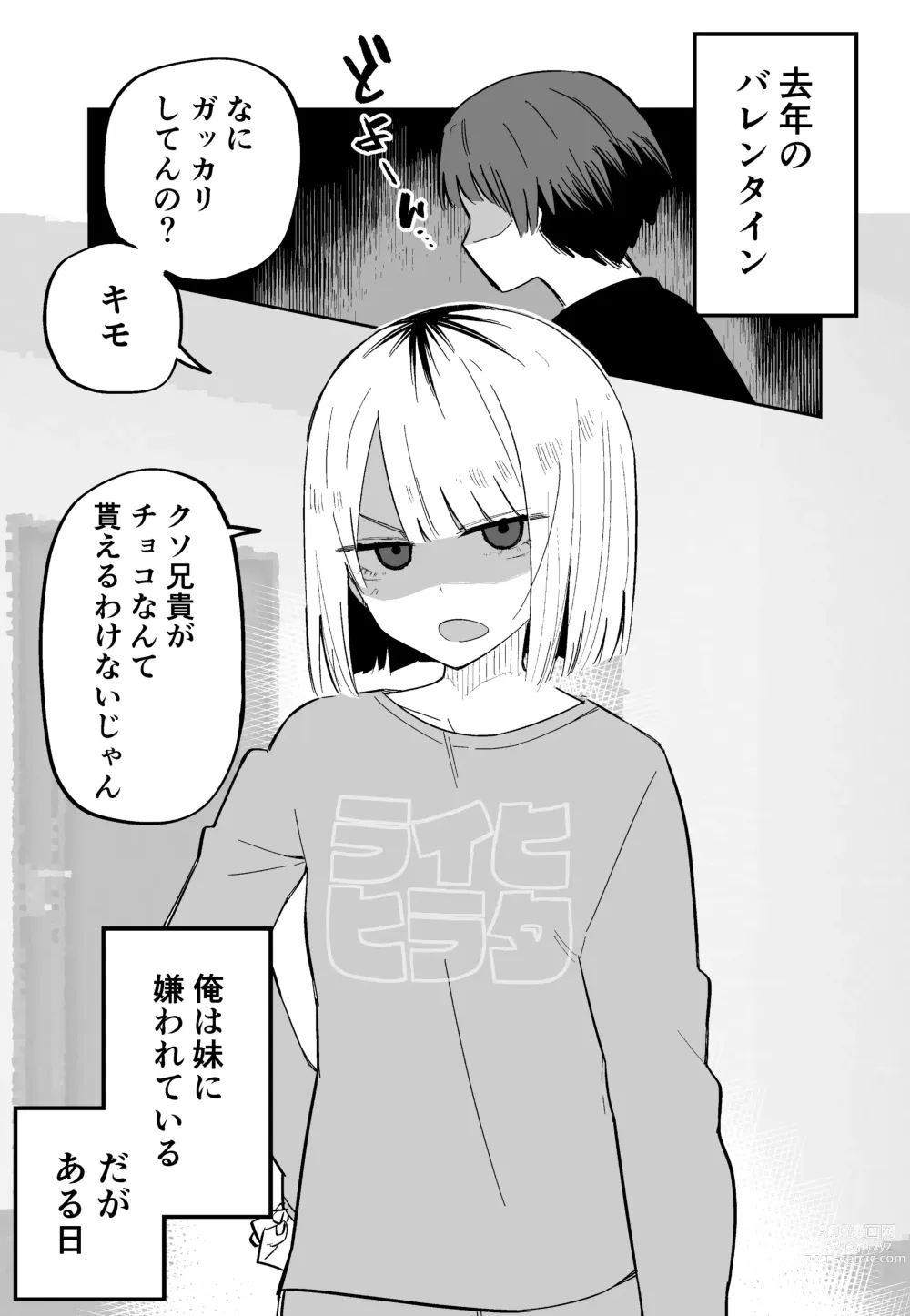 Page 27 of doujinshi Ore no Koto ga Daikirai na Imouto ga Kowai