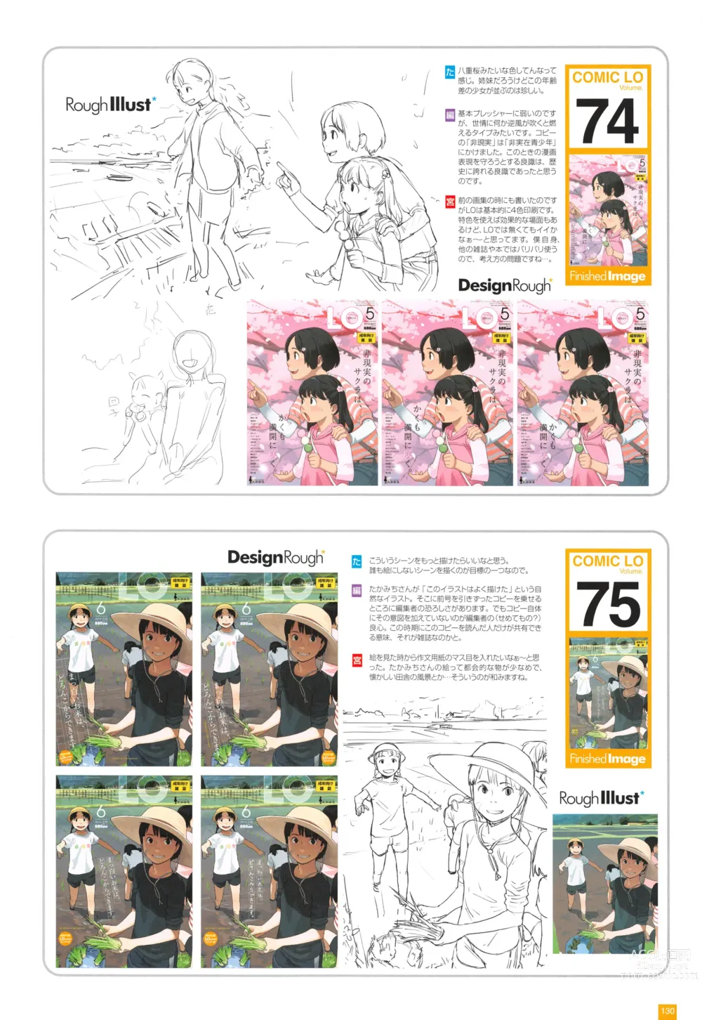 Page 133 of manga LO Artbook 2-A TAKAMICHI LOOP WORKS