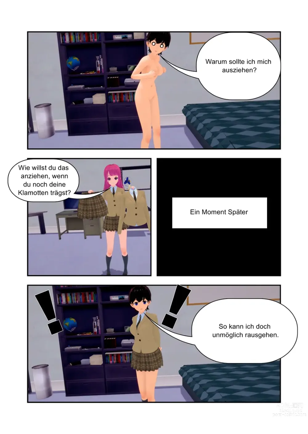 Page 13 of doujinshi Girl transformation