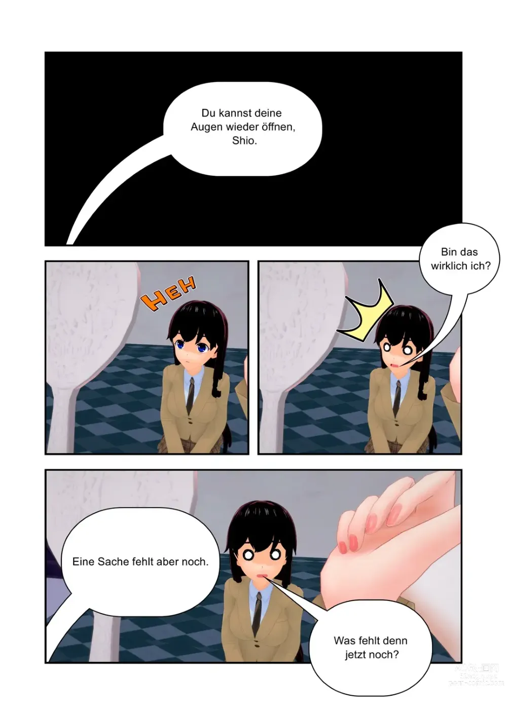 Page 16 of doujinshi Girl transformation