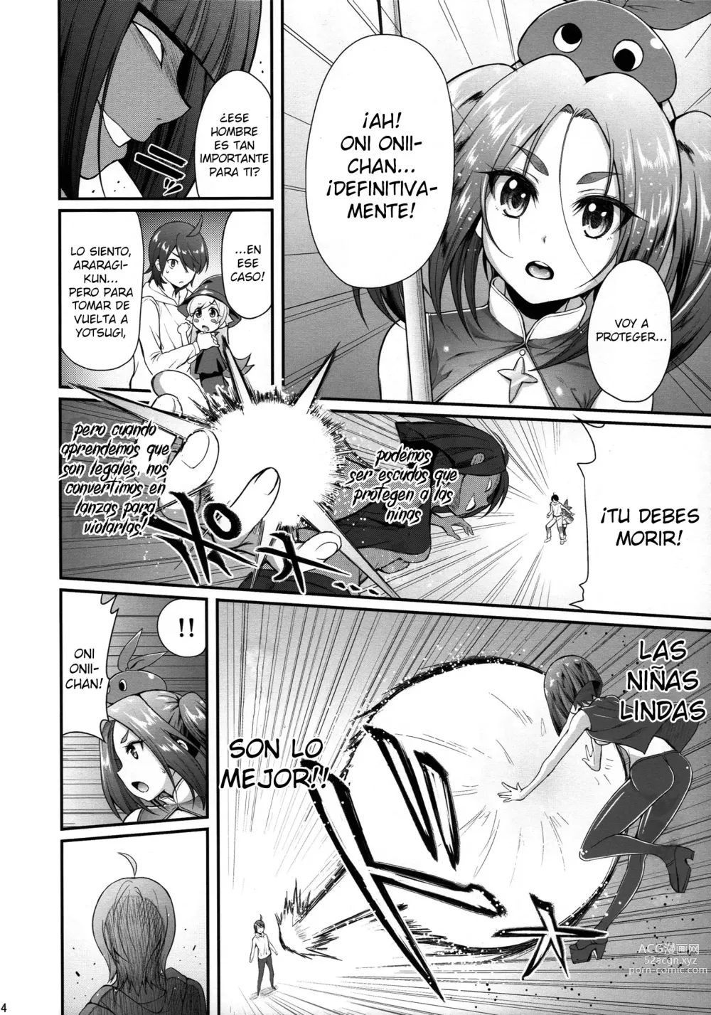 Page 3 of doujinshi Pachimonogatari Part 11 Yotsugi Magika