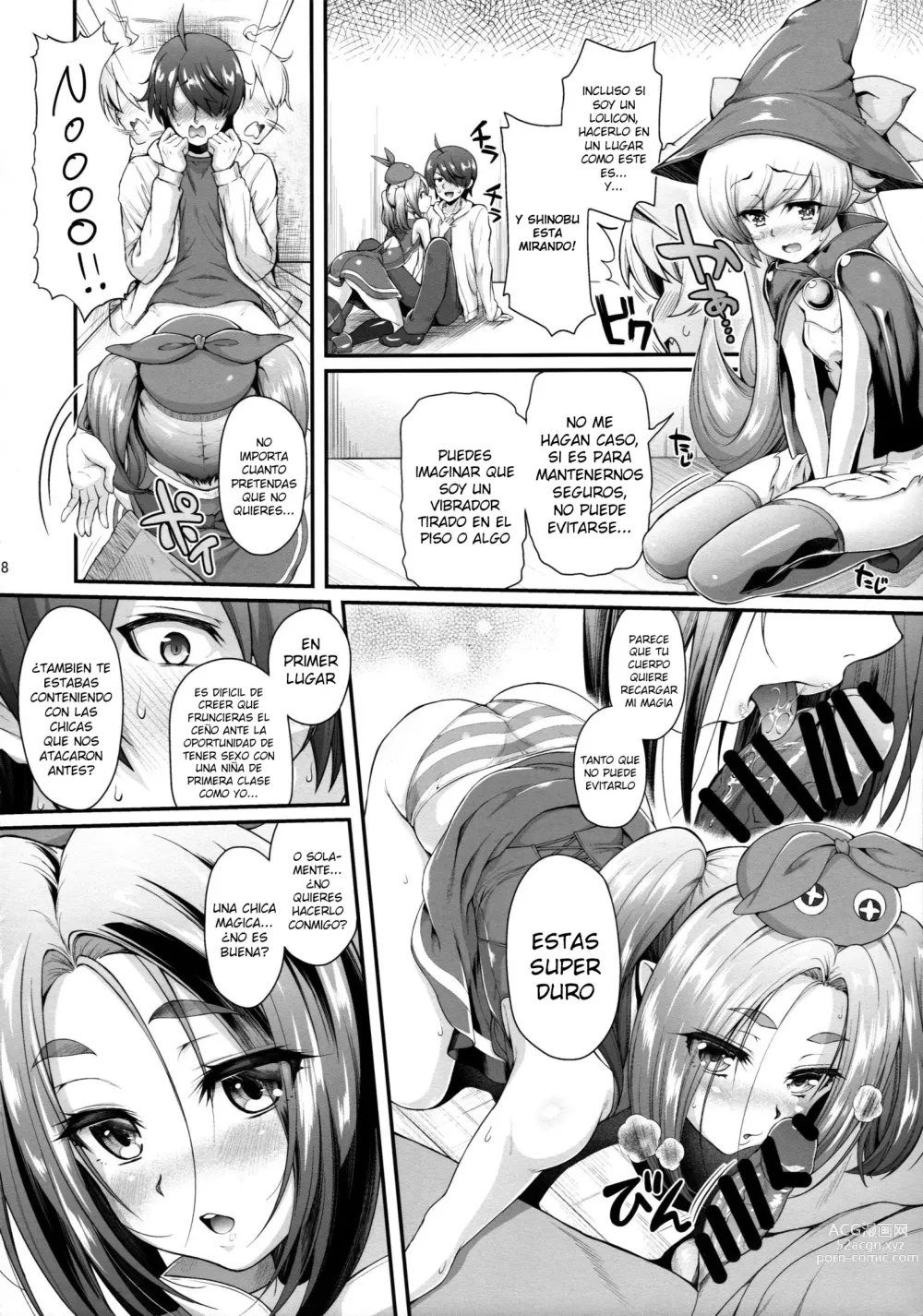 Page 7 of doujinshi Pachimonogatari Part 11 Yotsugi Magika