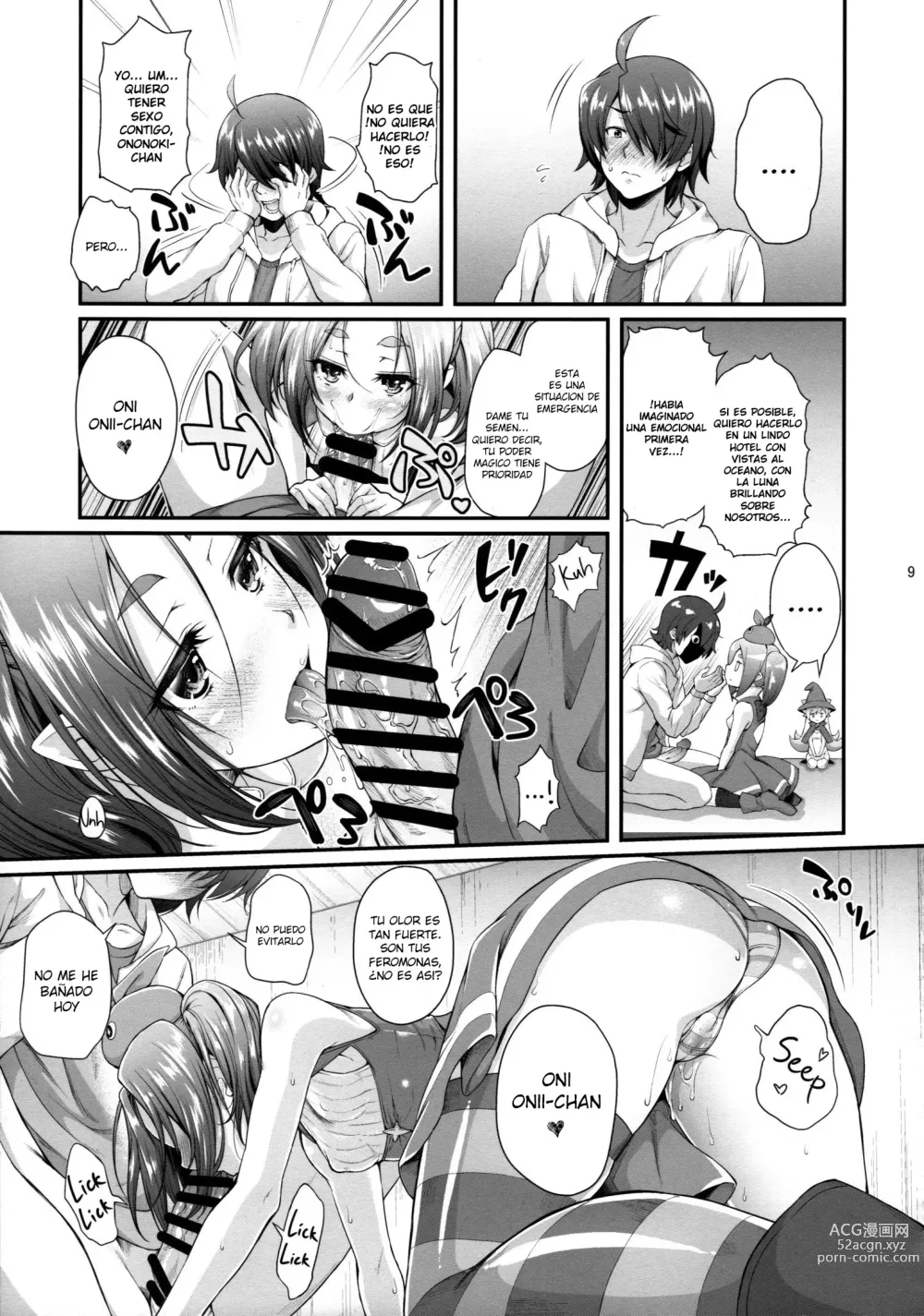 Page 8 of doujinshi Pachimonogatari Part 11 Yotsugi Magika