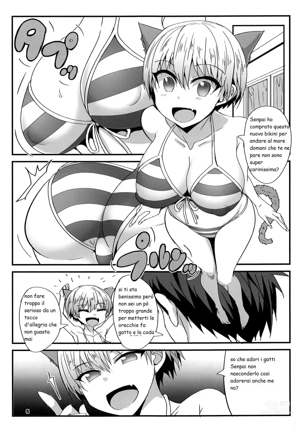 Page 1 of doujinshi uzaki vuole fare del sesso prima di andare in spiaggia