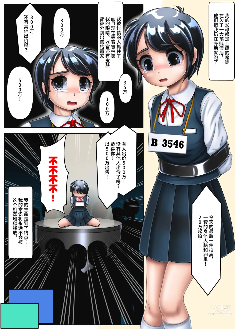 Page 2 of doujinshi Kikai Ochi Shoujo Saiboogu Yuuna Chan
