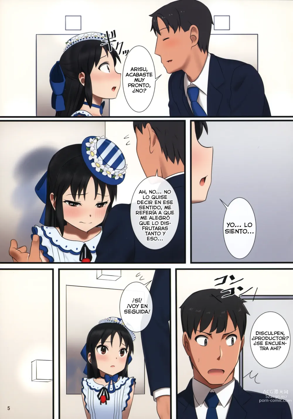 Page 5 of doujinshi Tachibana Arisu wa P ga Suki 2