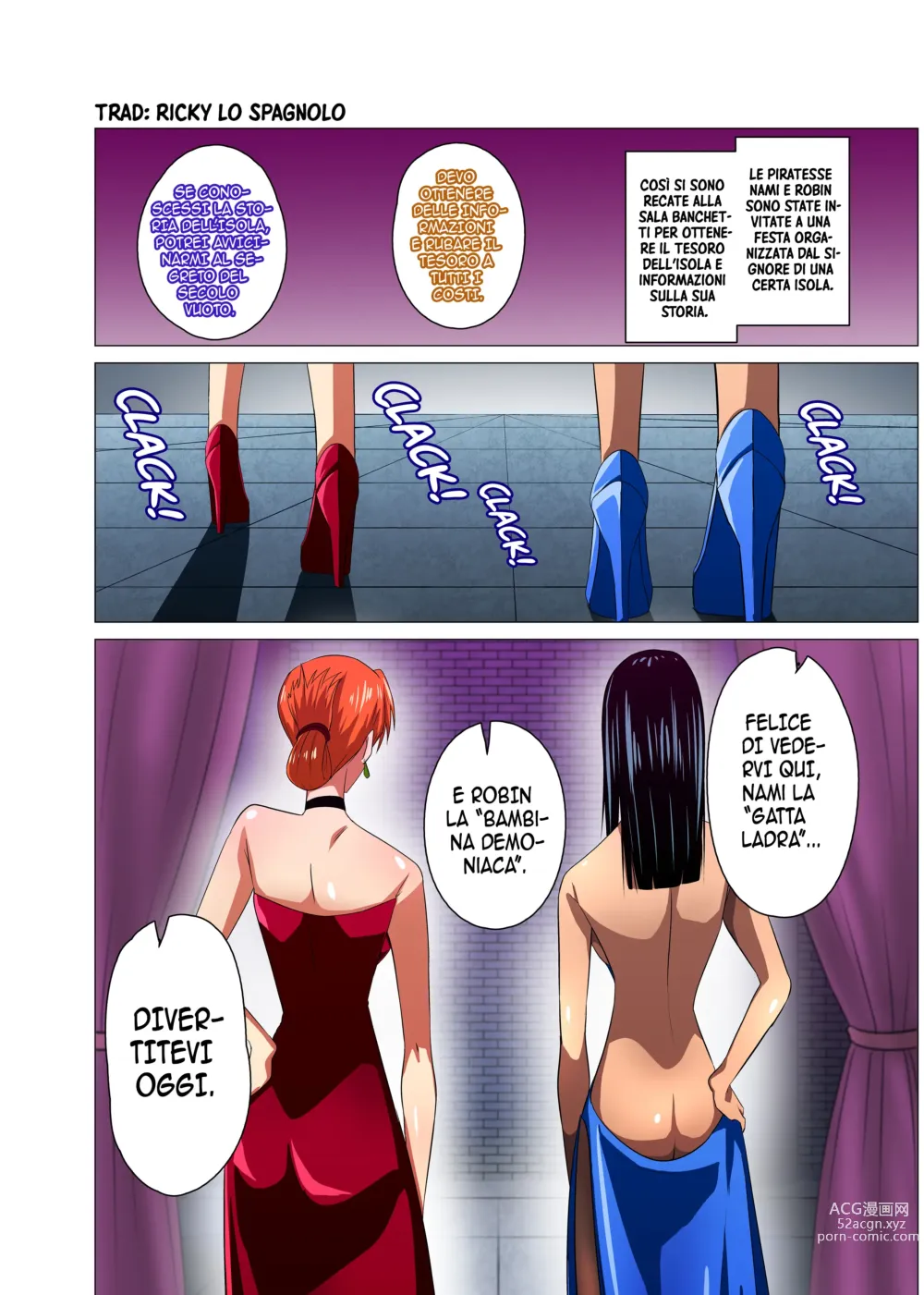 Page 2 of doujinshi Piratesse offrono un servizietto segreto