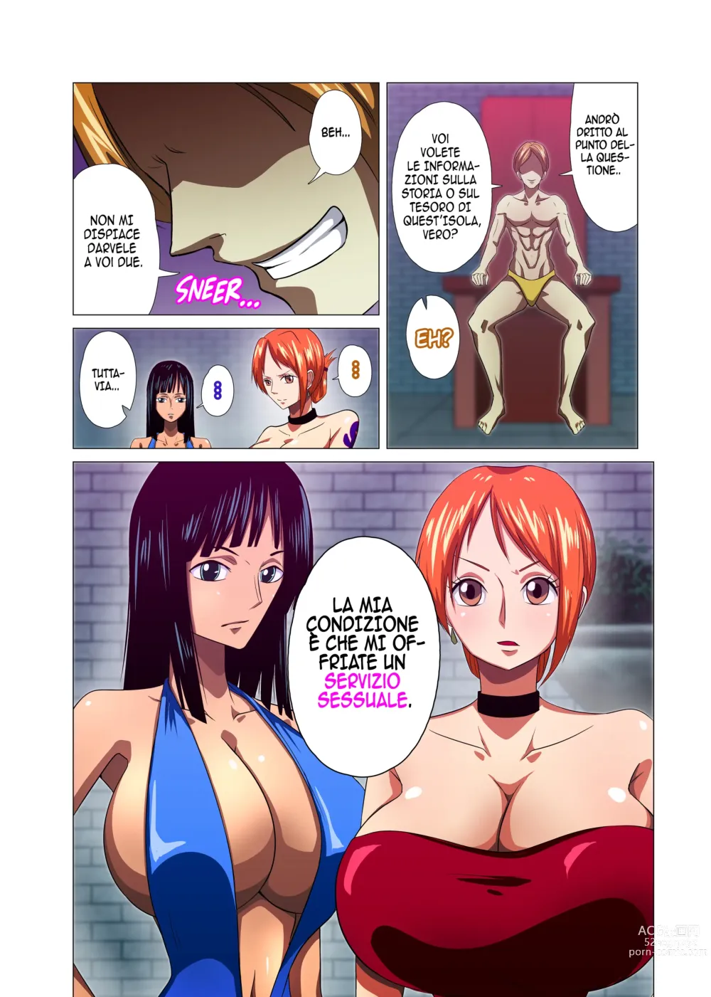 Page 4 of doujinshi Piratesse offrono un servizietto segreto