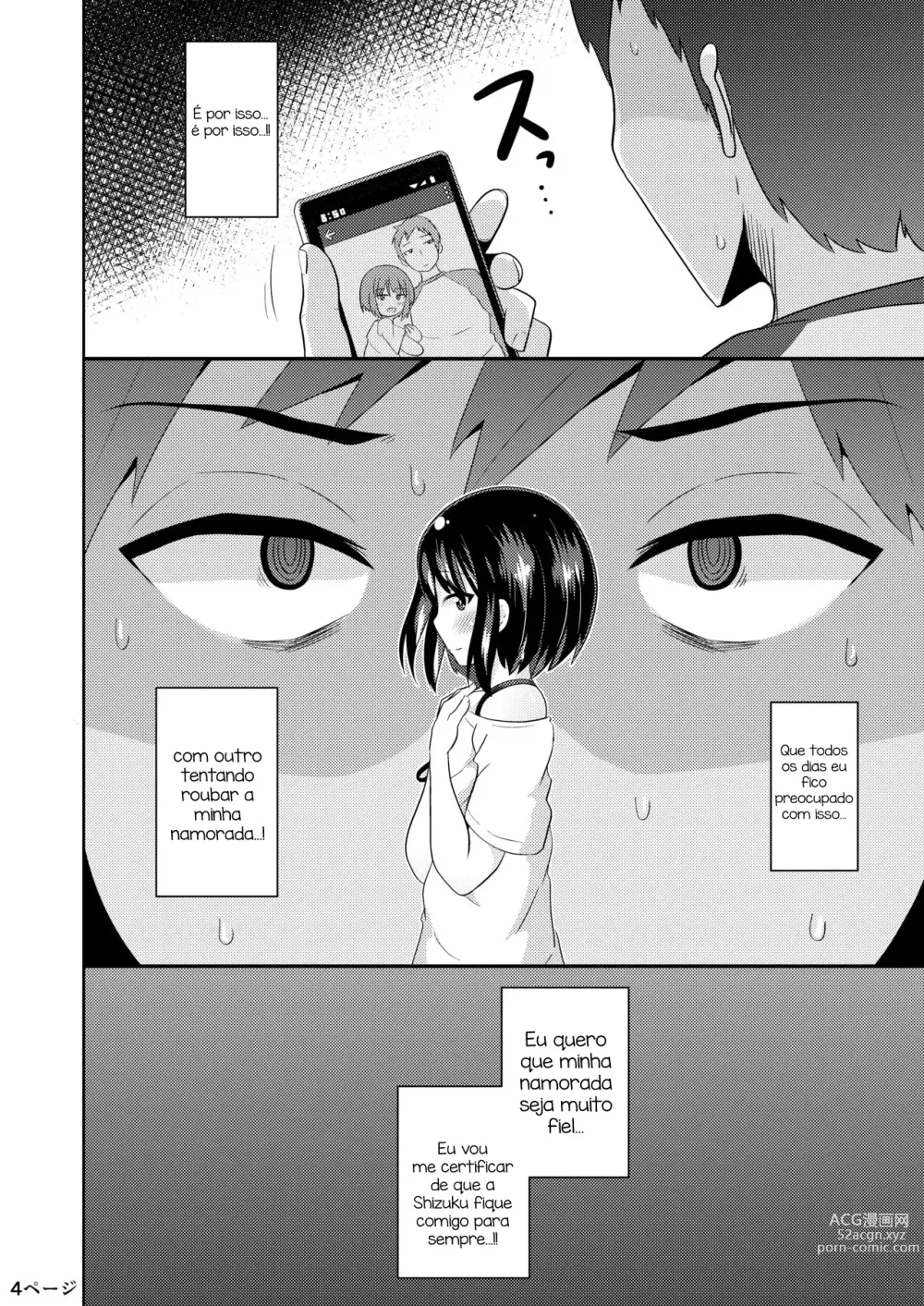 Page 4 of doujinshi Nenchaku Stalker de Kanojo o Menhera ni Sasetai