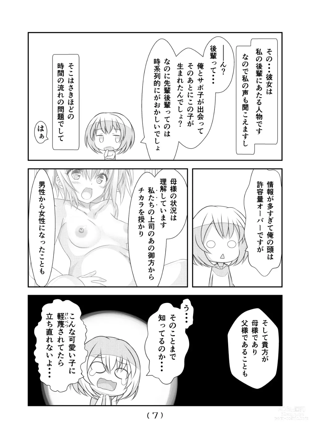Page 9 of doujinshi Nyotaika Cheat ga Souzou Ijou ni Bannou Sugita Sono 18