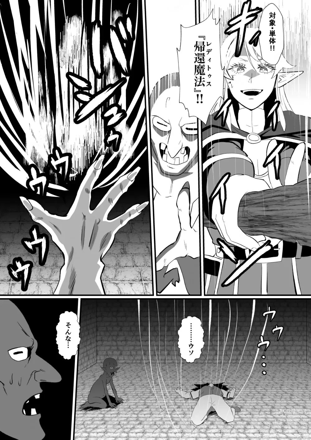Page 10 of doujinshi Irekawari no Wana ~Elf Majutsushi Liza no Kikan~
