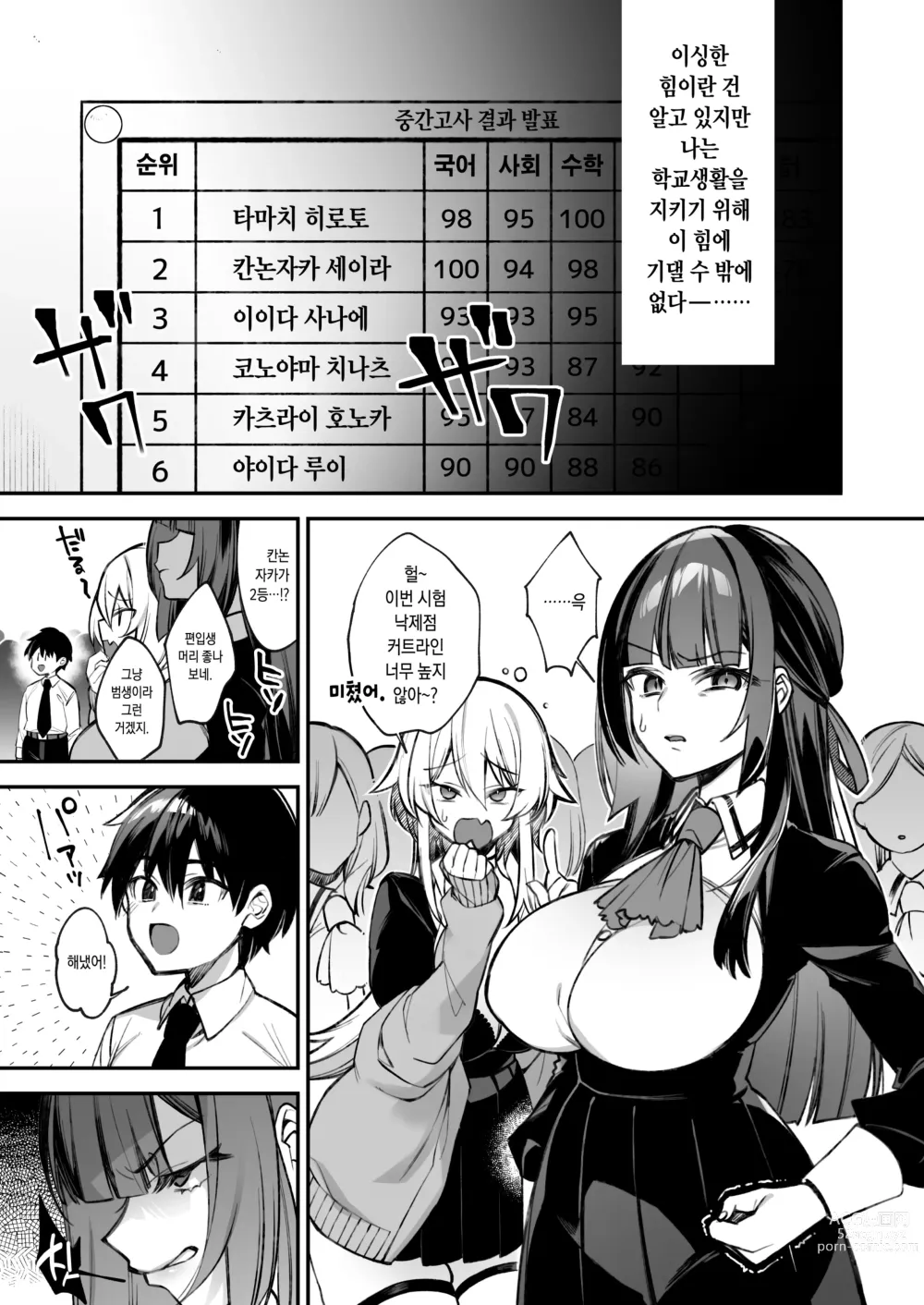 Page 4 of doujinshi 犯され催眠2_男子1人しかいない学園で性格最悪のイジメっこに犯きれまくる (decensored)
