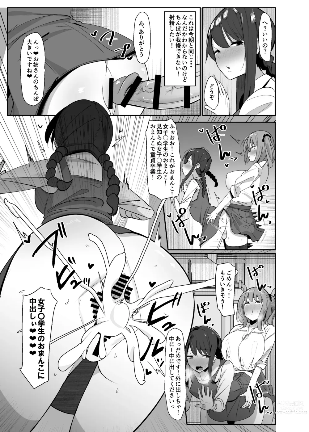 Page 8 of doujinshi Aruhi Totsuzen Futanari wa Bokki shitara shasei suru no ga Atarimae no Sekai ni nattara