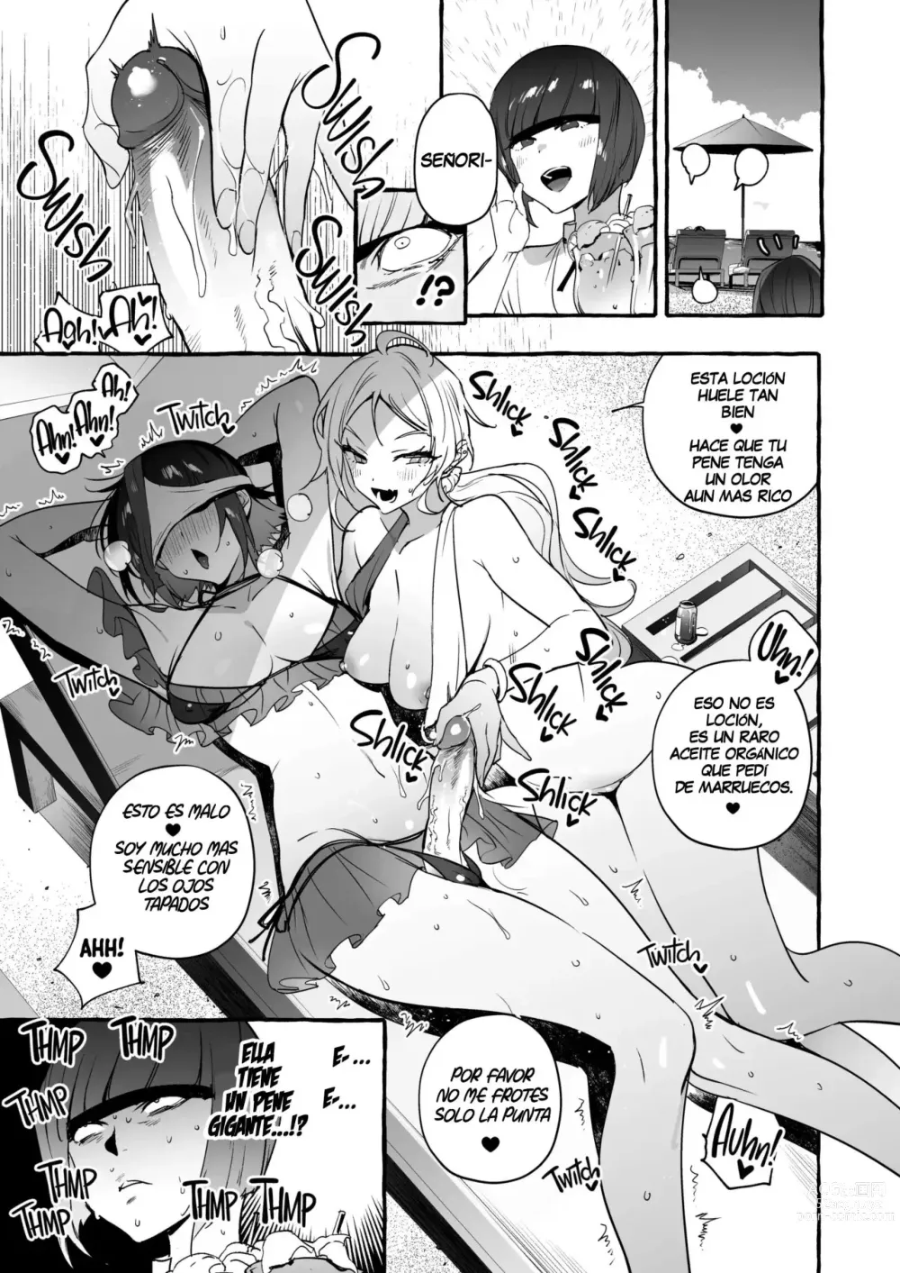 Page 10 of doujinshi Straight Girl Meets Futa: Vacation Arc (decensored)