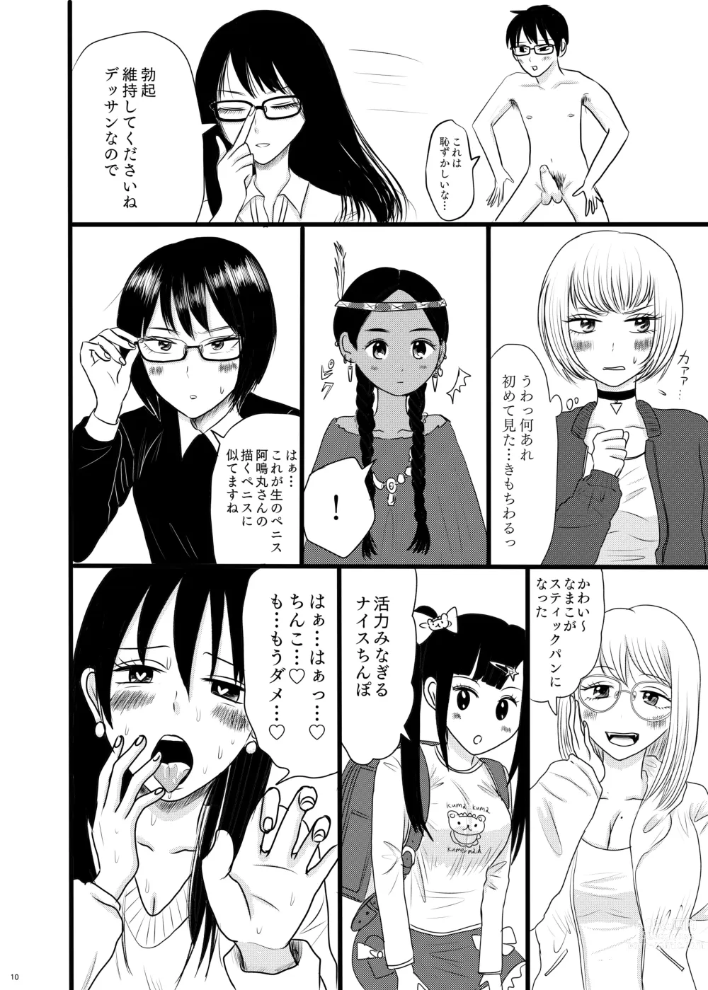 Page 10 of doujinshi Subcul Joshi to Shasei Taikai!