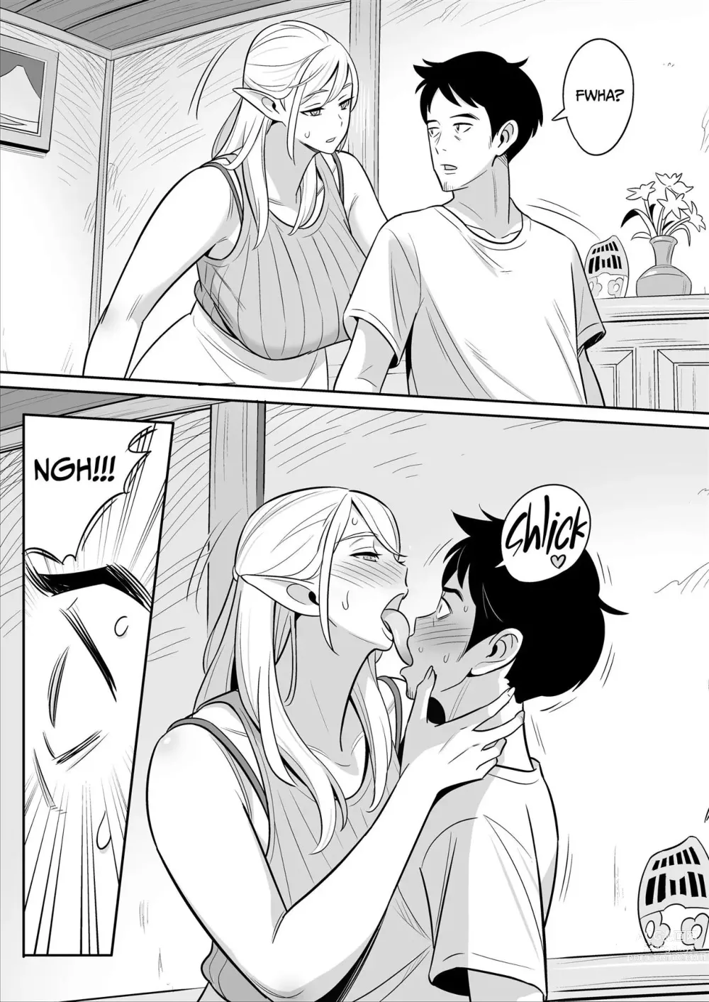 Page 14 of doujinshi O explosivo redespertar sexual da minha tia elfa