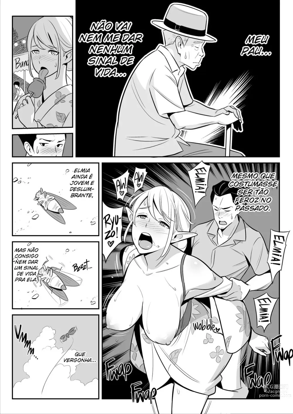 Page 8 of doujinshi O explosivo redespertar sexual da minha tia elfa