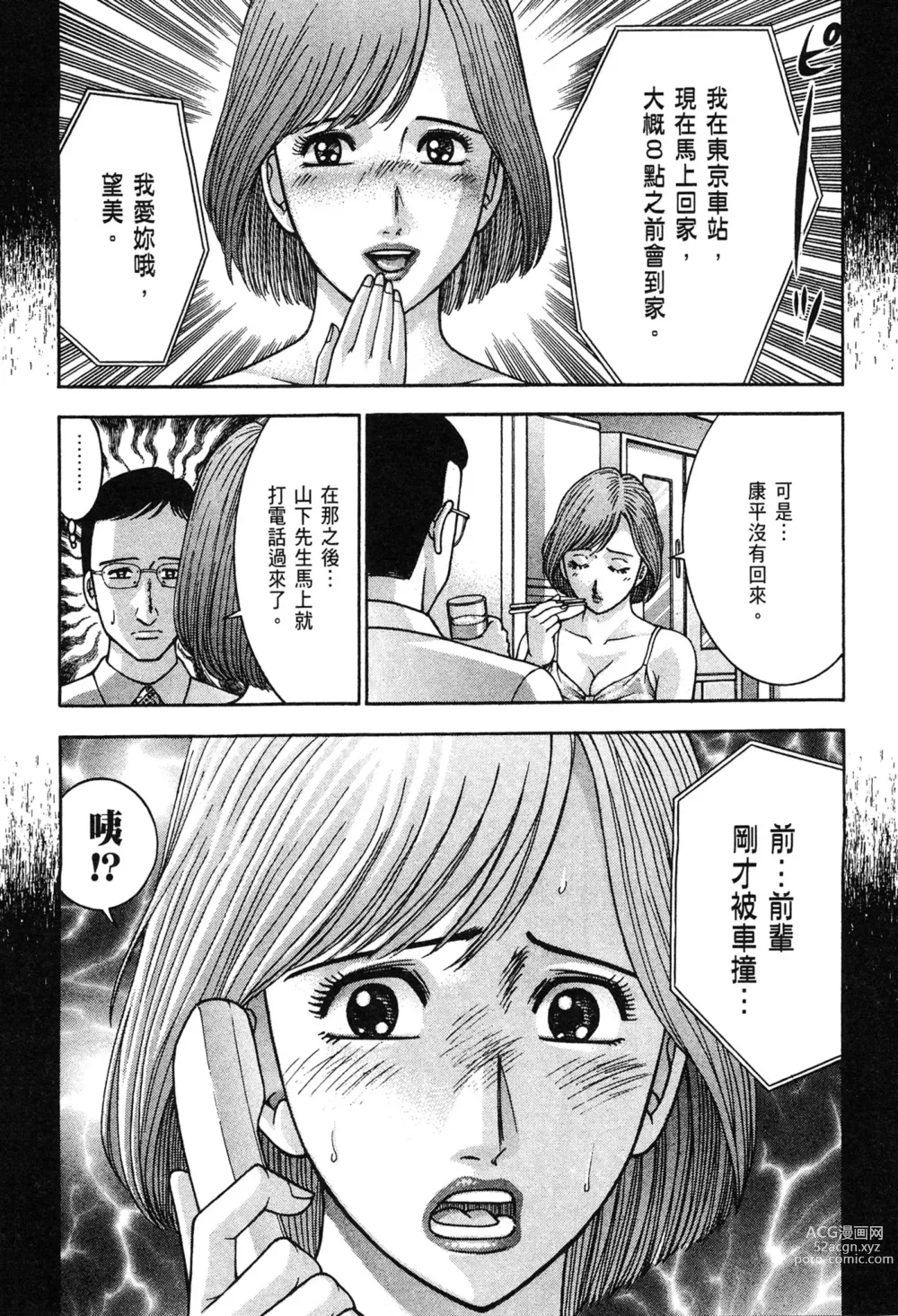 Page 195 of manga 現代美人妻圖鑑