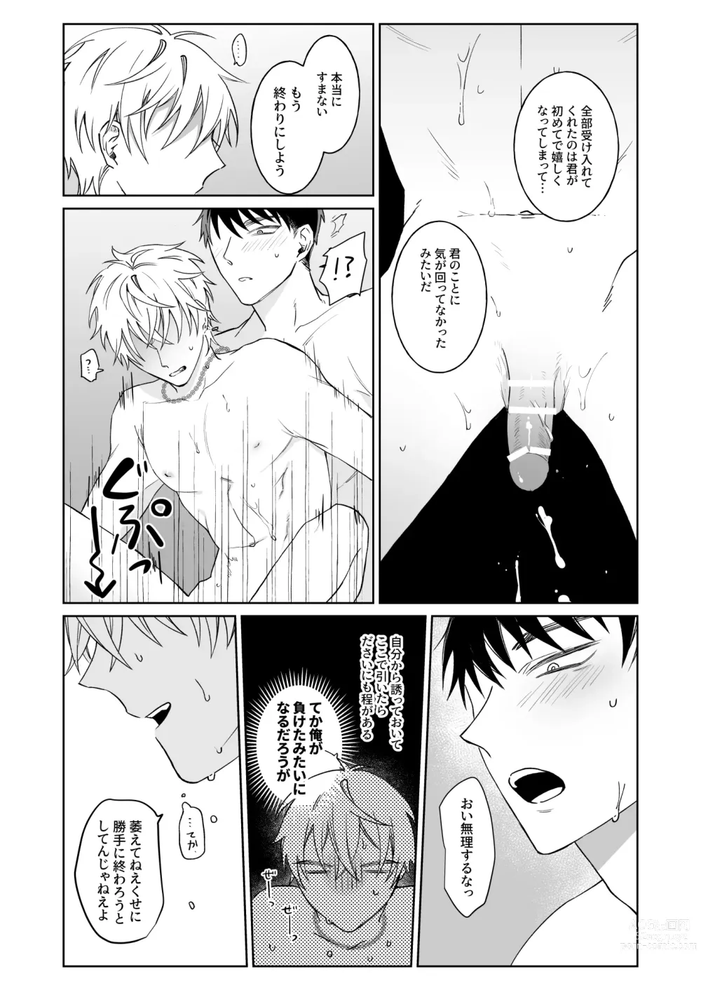 Page 17 of doujinshi Bitch-kun wa Sunao ni Narenai