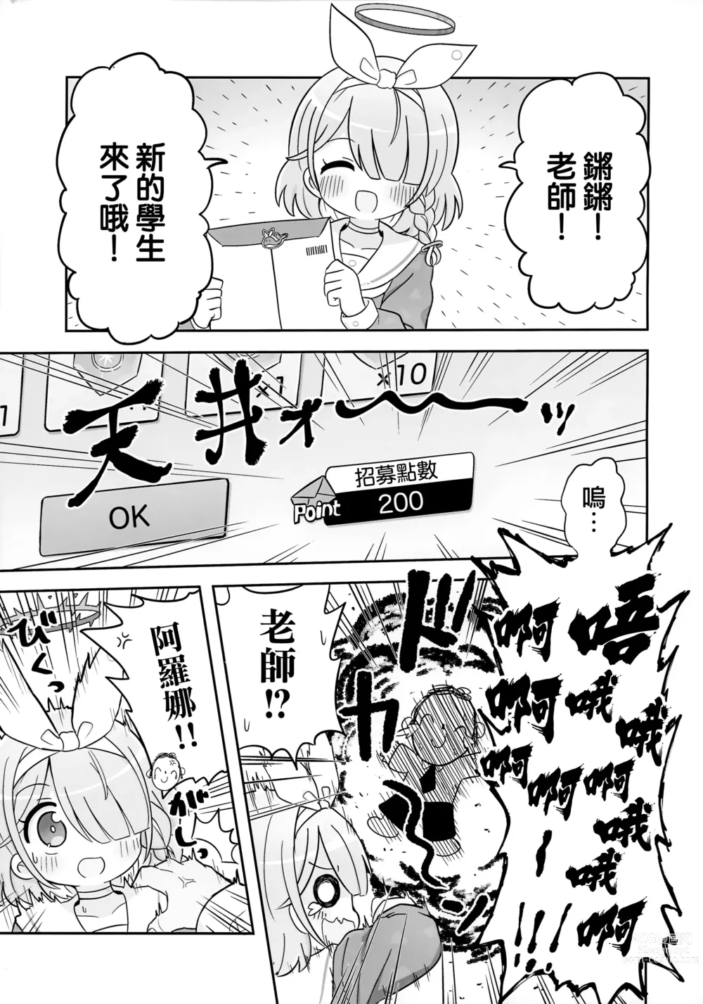 Page 3 of doujinshi Aofuutou shika Motte kite kurenai Arona-chan o Oshioki suru Hon