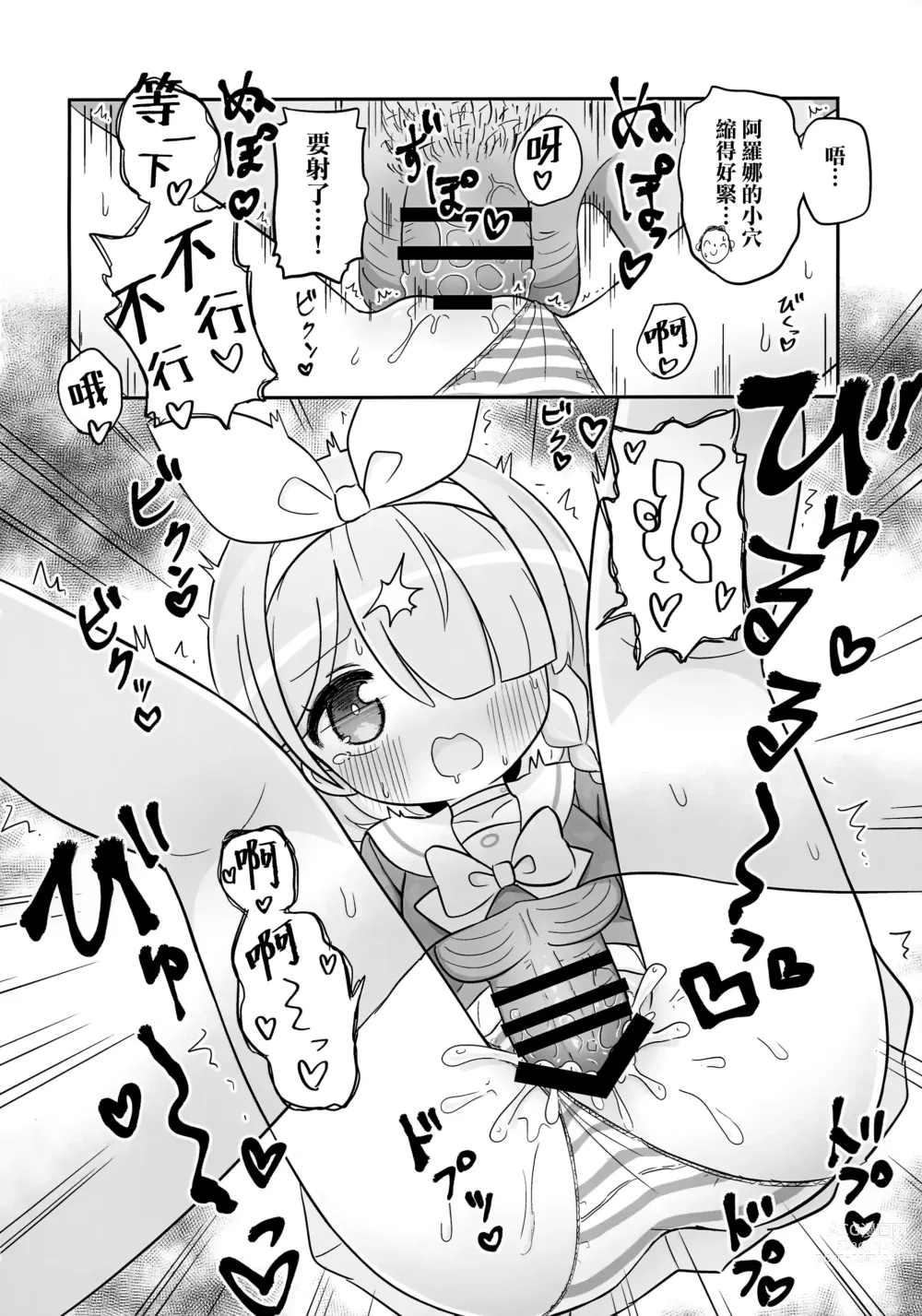 Page 10 of doujinshi Aofuutou shika Motte kite kurenai Arona-chan o Oshioki suru Hon