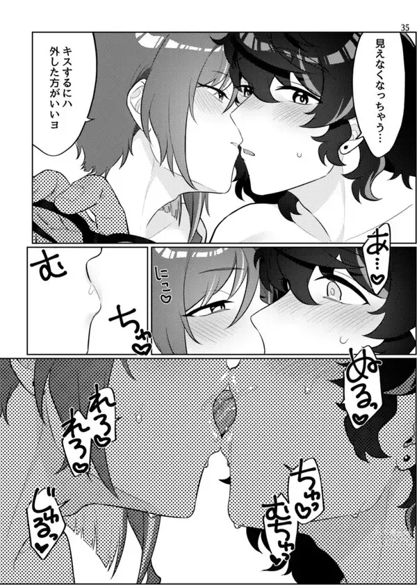 Page 32 of doujinshi Gobusata deshita.