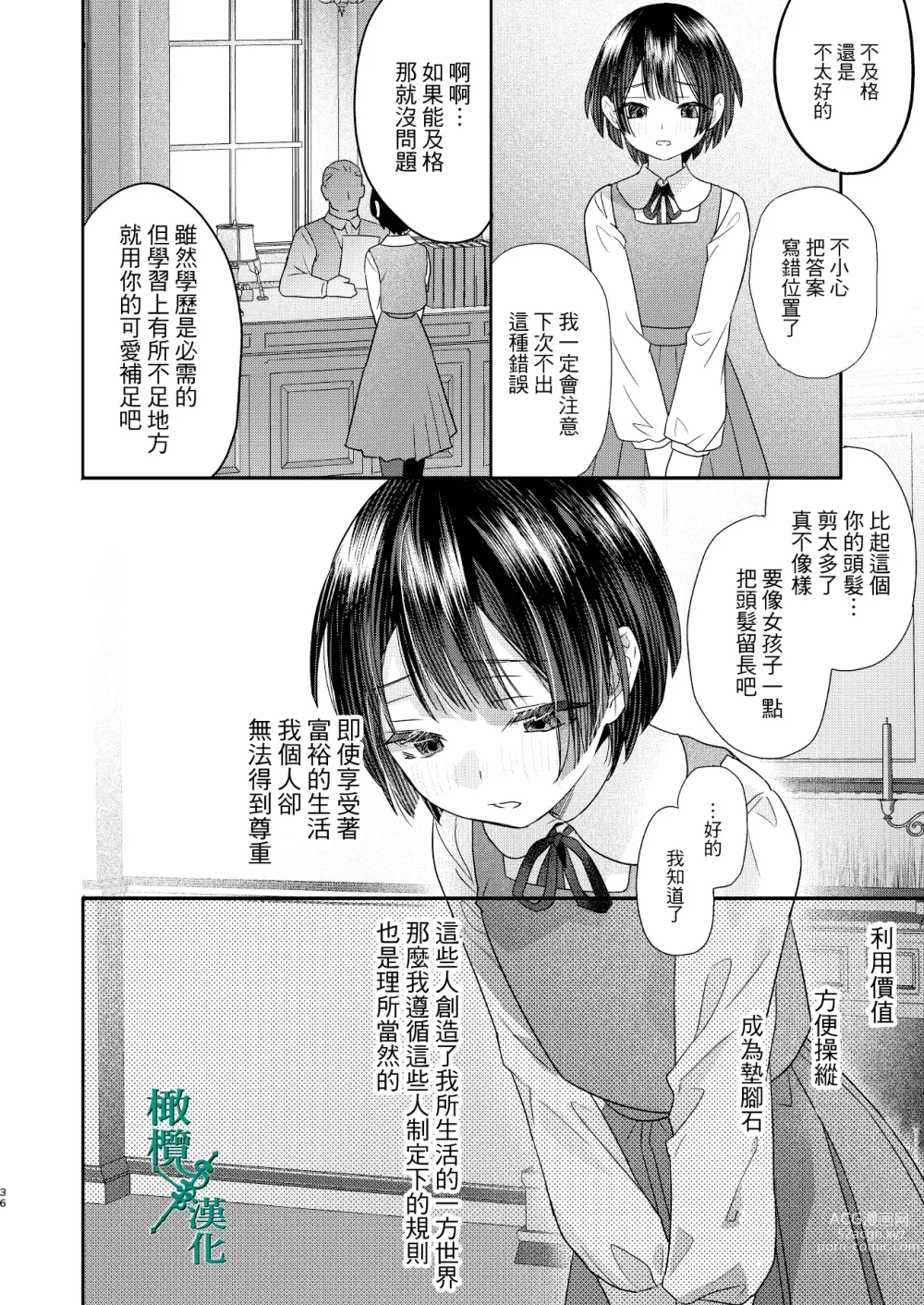 Page 36 of doujinshi Tsumi to Batsu. 2｜罪与罚。2