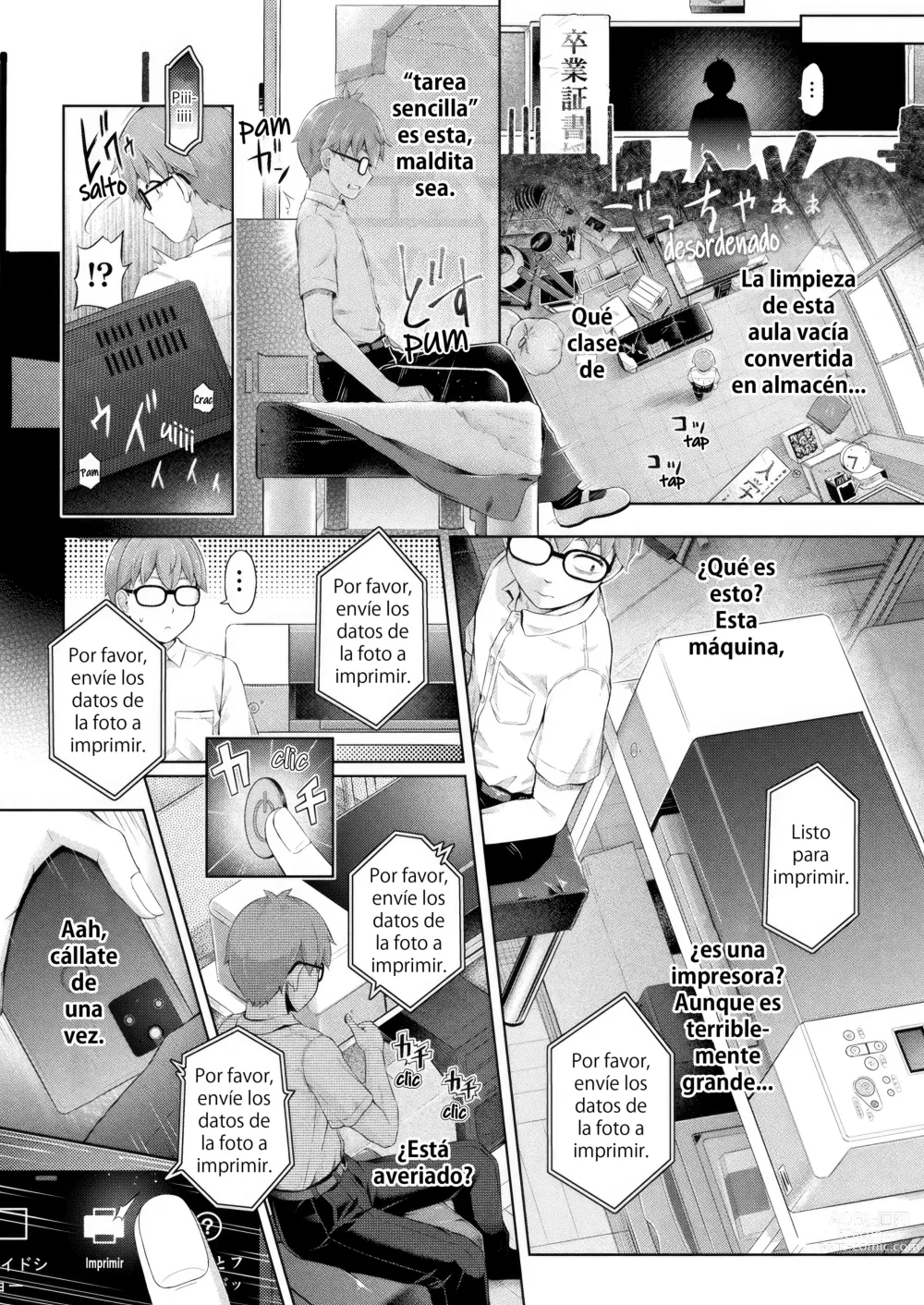 Page 2 of manga Doppelganger después de clases cap. 1