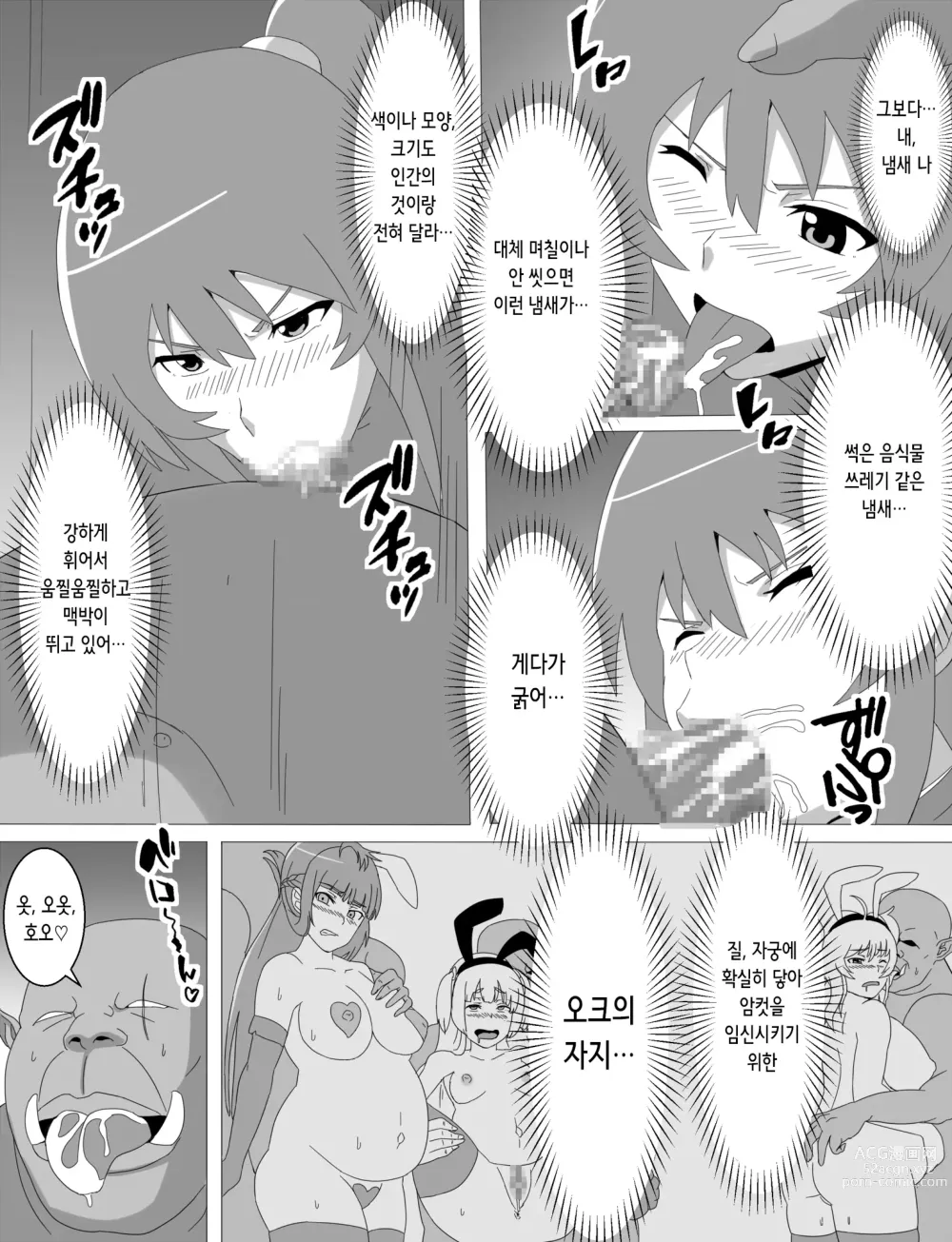 Page 12 of doujinshi 린코 네토라레 오크의 임신아내가 된 날