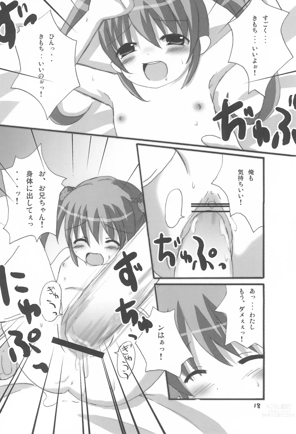 Page 18 of doujinshi Twintail na Onnanoko Hon 1.2.3.Tsumechaimashita.