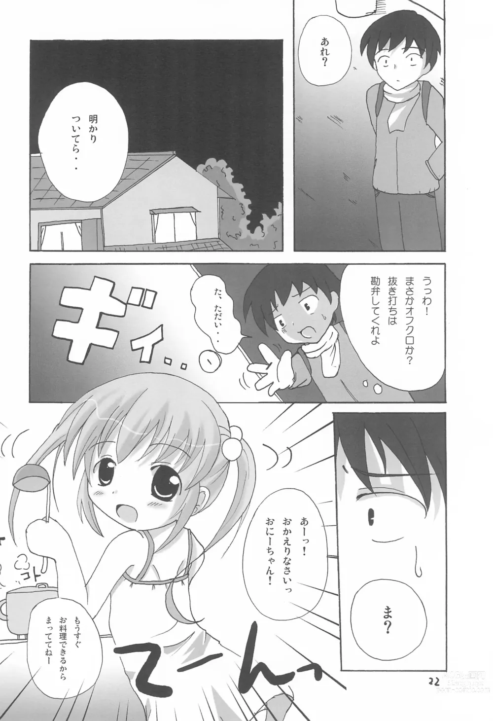 Page 22 of doujinshi Twintail na Onnanoko Hon 1.2.3.Tsumechaimashita.