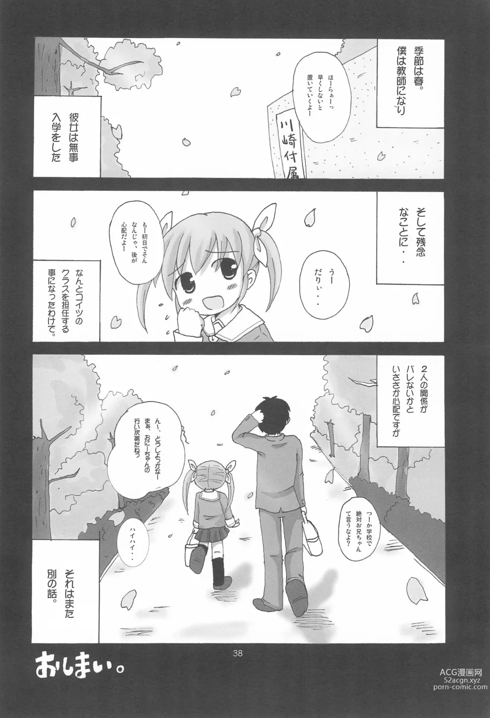 Page 38 of doujinshi Twintail na Onnanoko Hon 1.2.3.Tsumechaimashita.