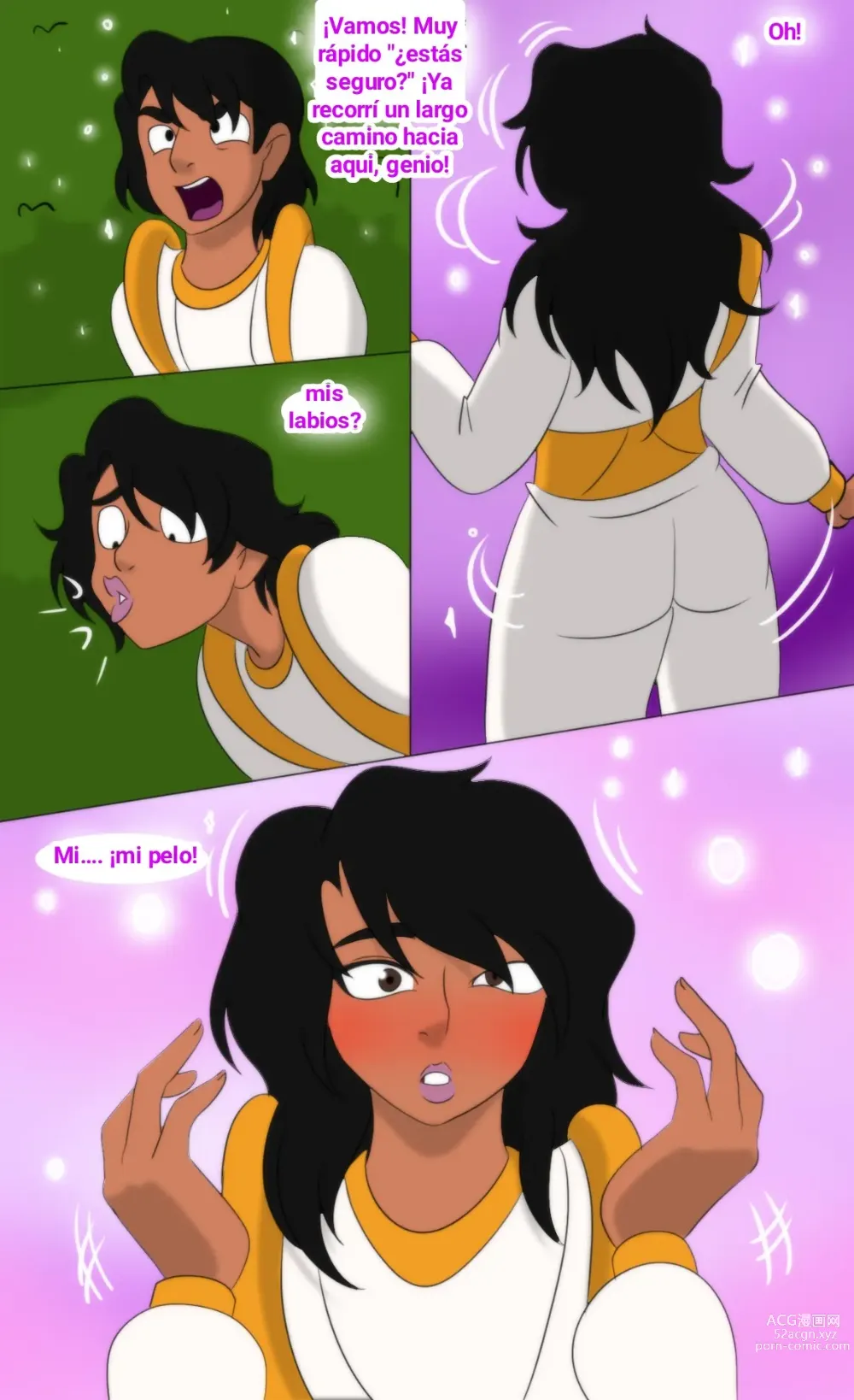 Page 5 of doujinshi Aladdin Gender Bender Español