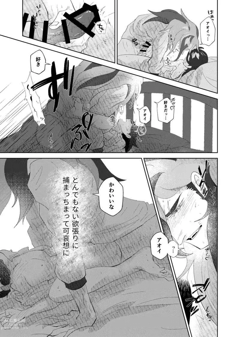 Page 9 of doujinshi Hajimete dakara Wakaranainda