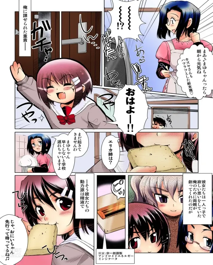 Page 13 of manga 愛玩は～れむ★妹はアンドロイド!