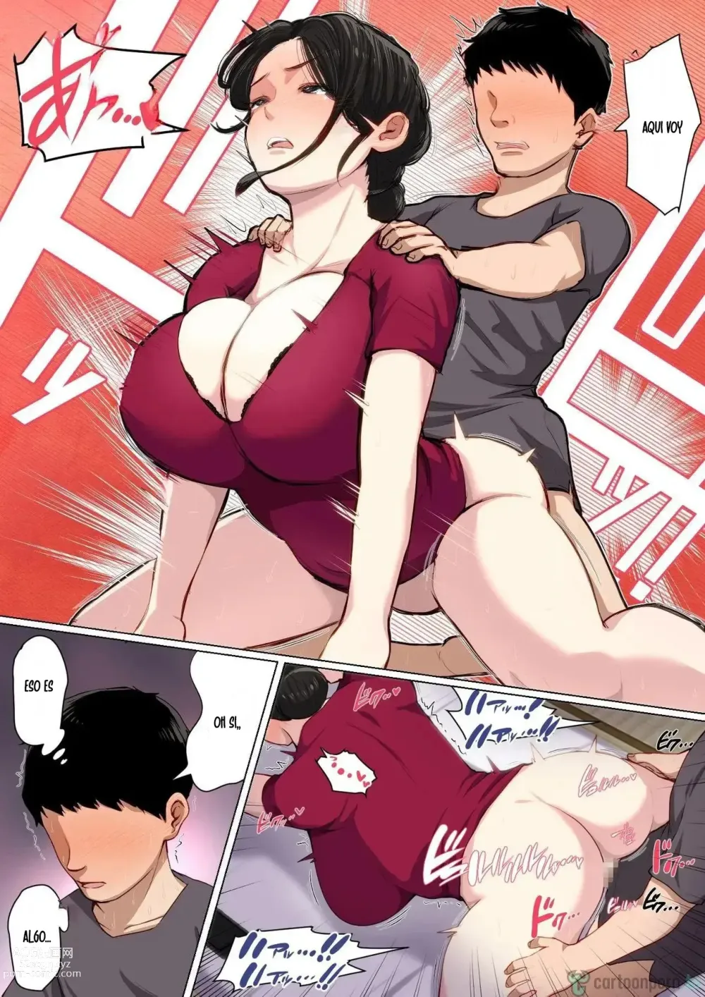 Page 34 of doujinshi Lidiando con el deseo sexual como madre todos los dias