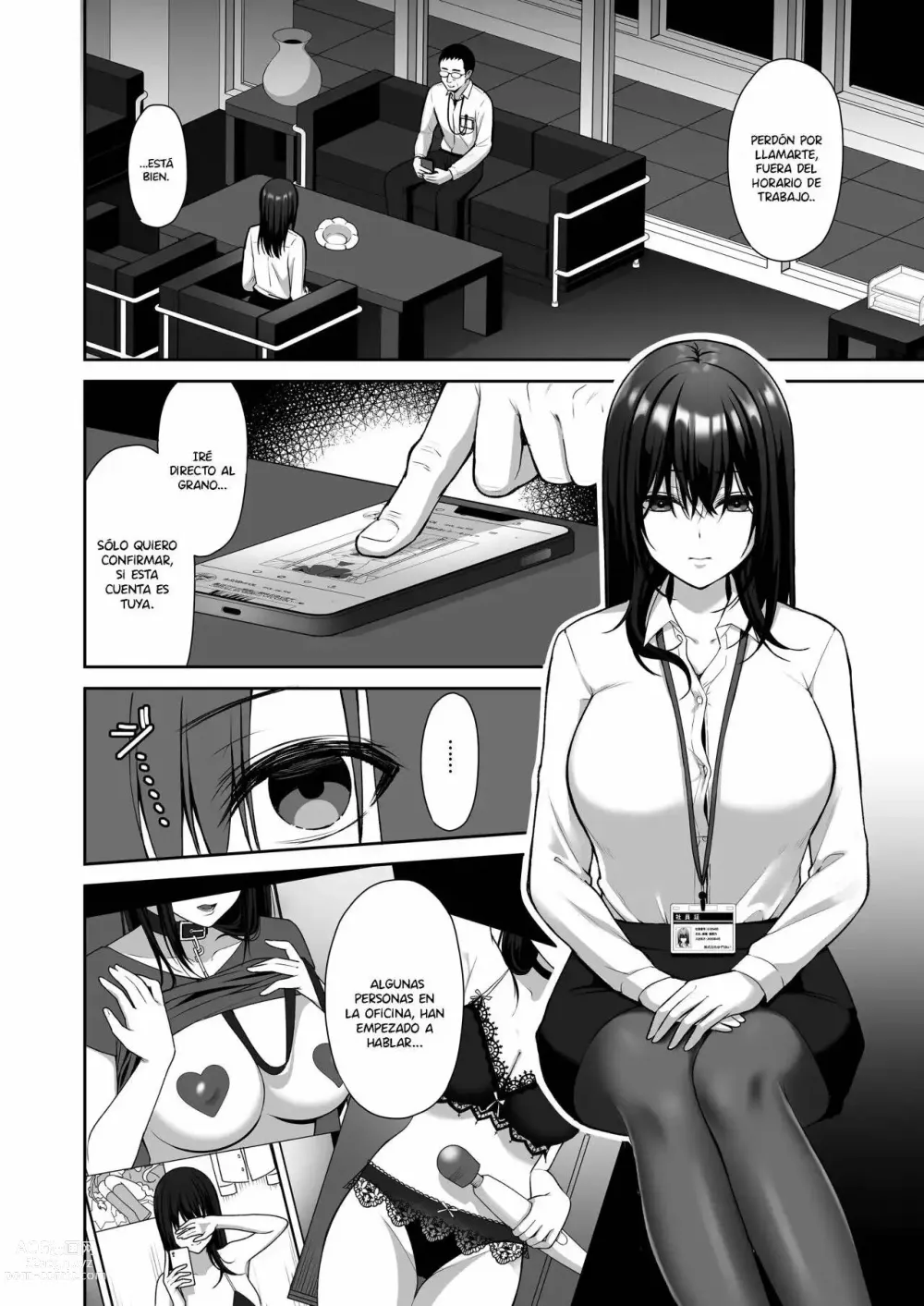 Page 3 of doujinshi An Office Lady's Behind The Scenes Masochistic Onahole Training