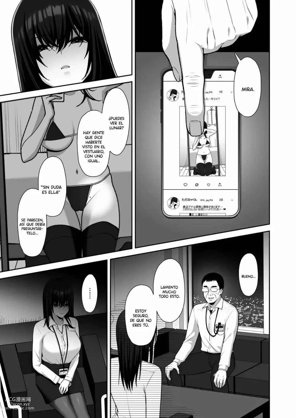 Page 4 of doujinshi An Office Lady's Behind The Scenes Masochistic Onahole Training