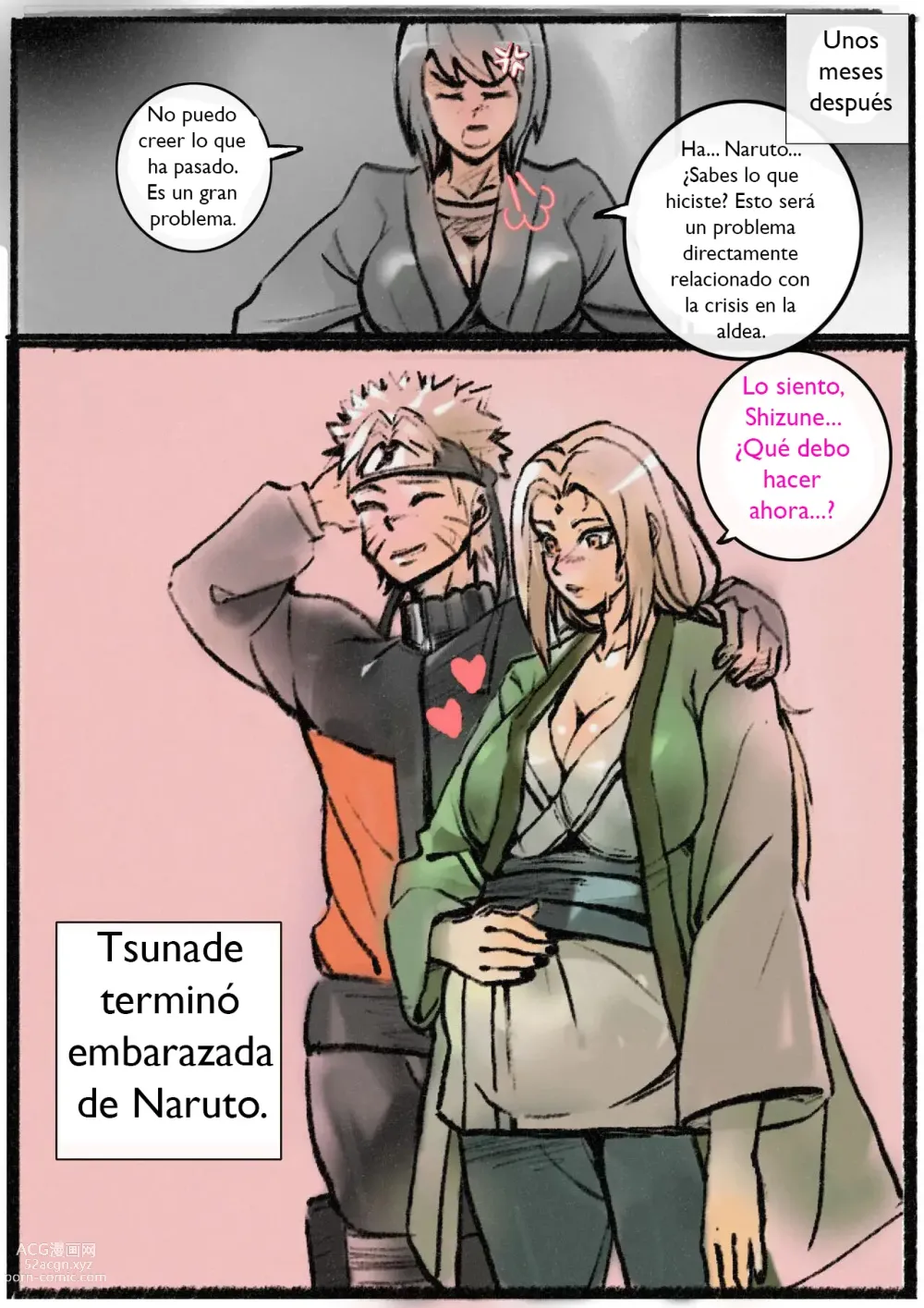 Page 14 of doujinshi Naruto Quiere Que Tsunade Le Ayude A Graduarse De Su Virginidad