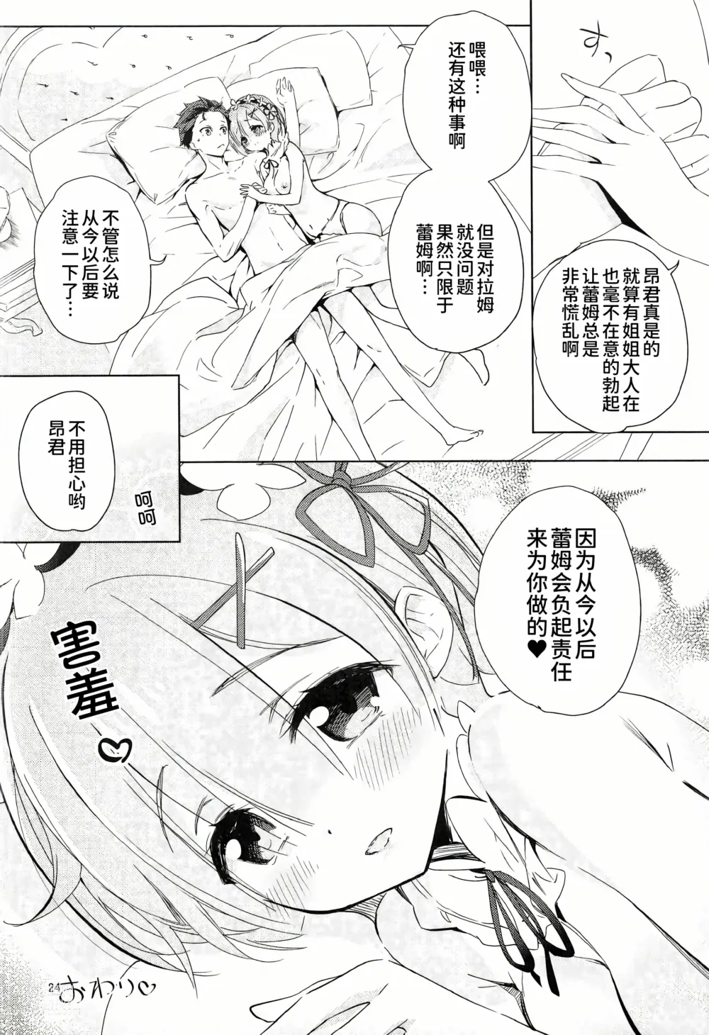 Page 23 of doujinshi AMATOU-02 -Rem Rin Love Love Hon-
