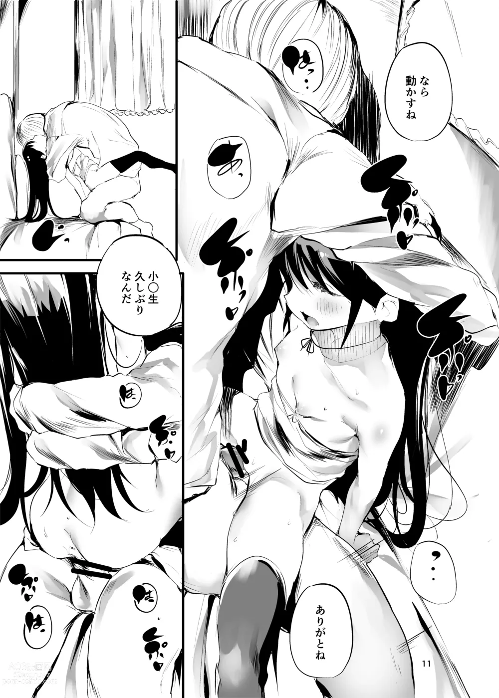 Page 10 of doujinshi Hajimete ga Enkou no Onnanoko