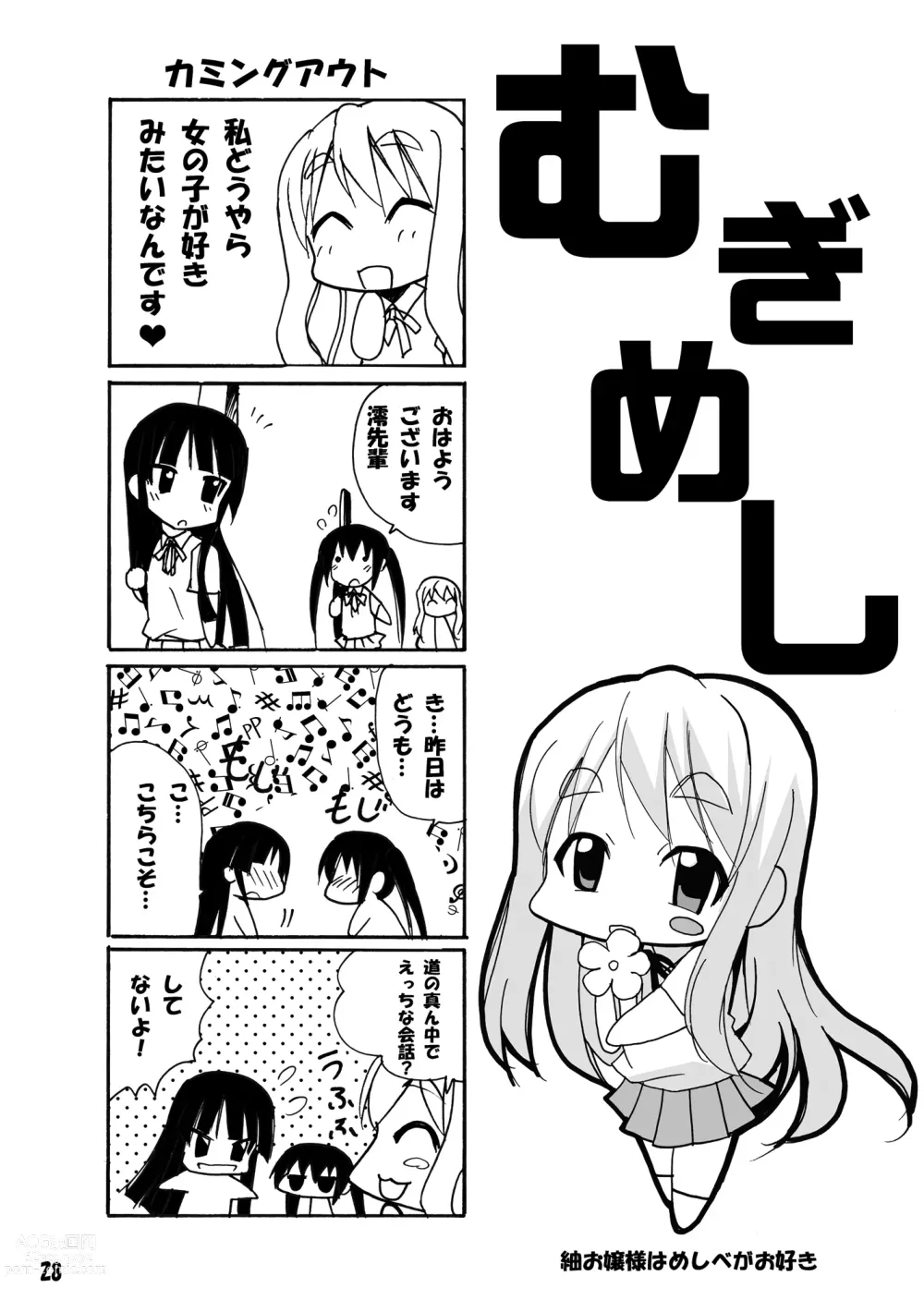 Page 28 of doujinshi Mio No Asoko Ga Taputapu Jikan