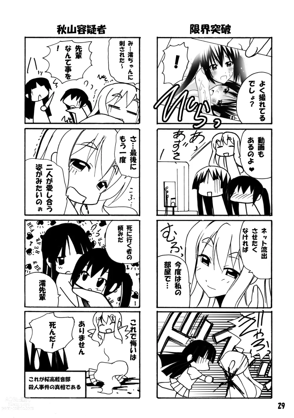 Page 29 of doujinshi Mio No Asoko Ga Taputapu Jikan