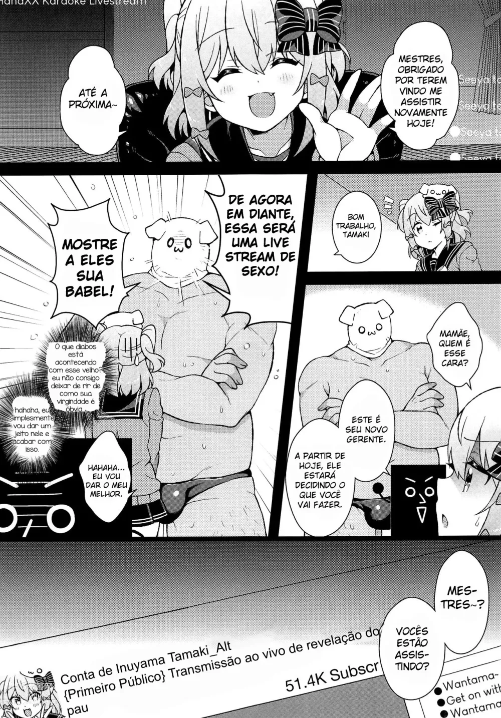 Page 3 of doujinshi Inuyama Tamaki ga Umanami Chinpo nanka ni Makeru Wake Nai daro!