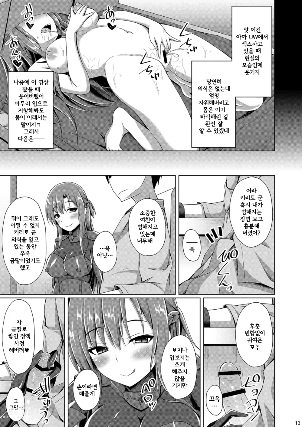 Page 14 of doujinshi Ochita Kanojo-tachi wa Mou Kaeranai...