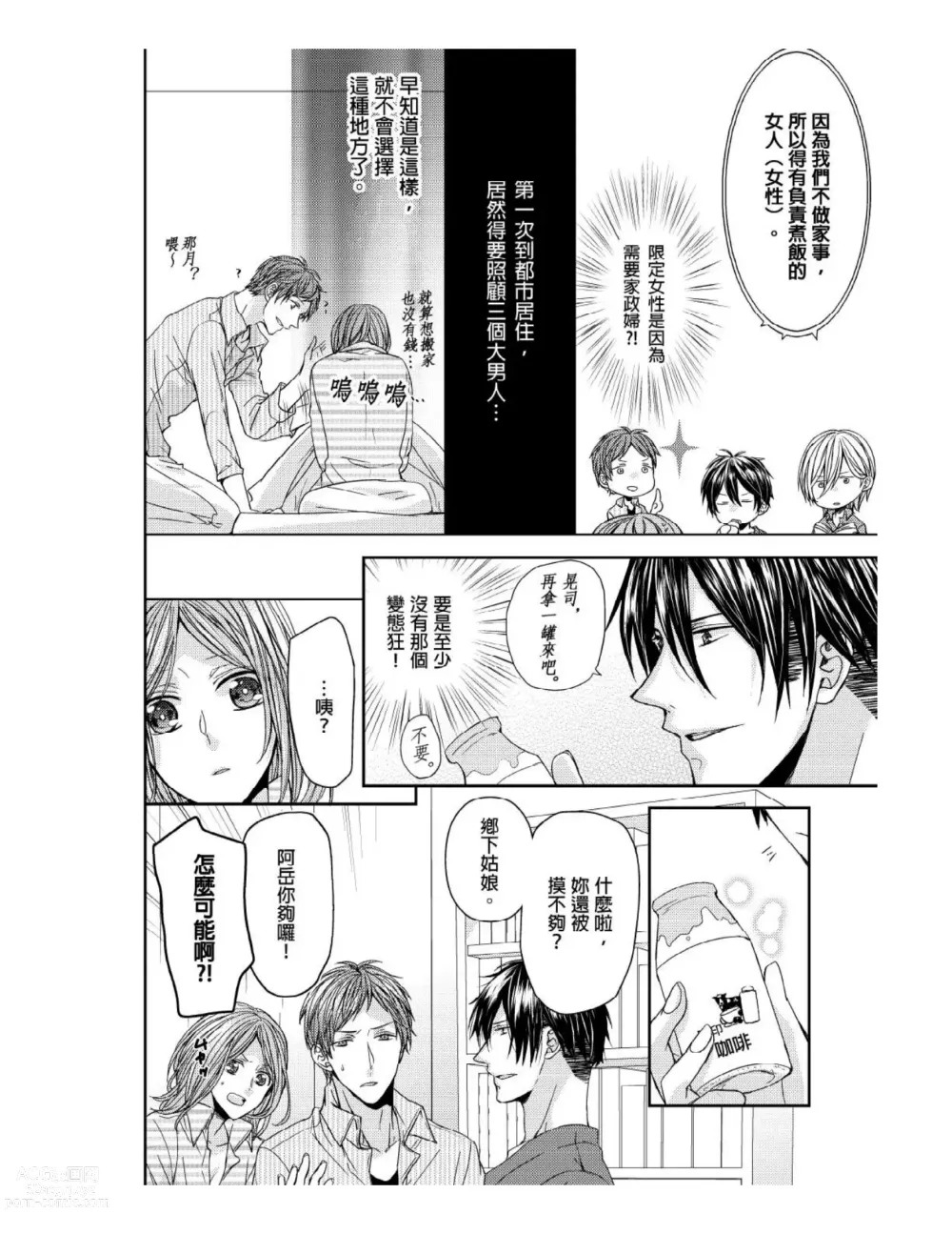 Page 21 of manga 與糟糕三帥哥的超虐同房契約